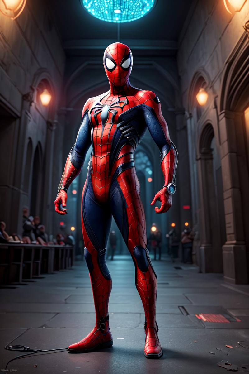 376699-3142347673-(full body_1.2), (masterpiece, best quality_1.4), gloomy portrait of Bloody Spider-Man from Marvel with intricate angular cybern.png